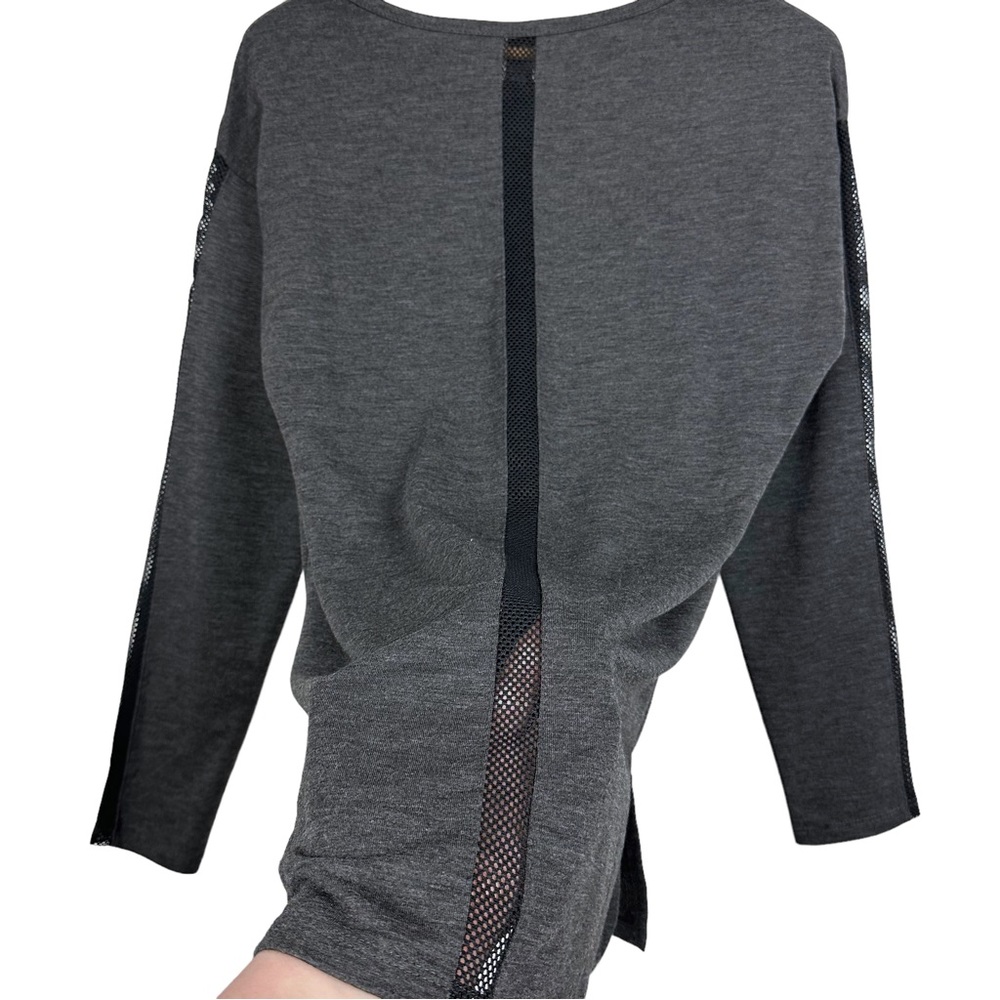 RBX Long Sleeve Vented Fishnet Mesh Jersey Knit Workout Athletic Base Layer Top - Picture 5 of 10
